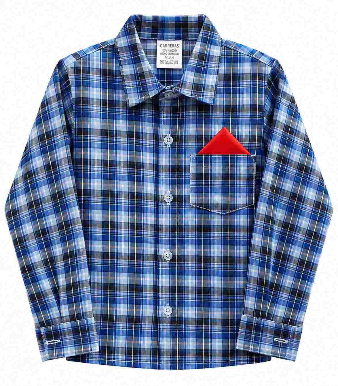 CAMISA JUNINA XADREZ INFANTIL  REF 421